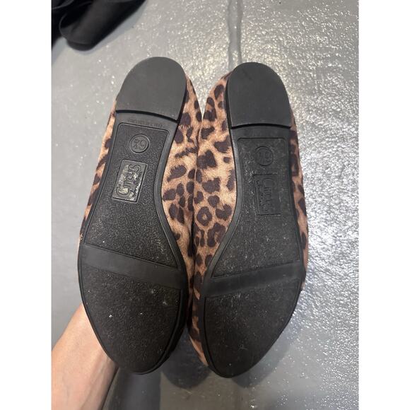 Women's Flat Sam Edelman circus cheetah leopard animal print flexible size 6.5 - Picture 6 of 6
